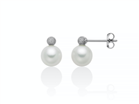 Earrings Miluna Woman in White Gold Perla PER2717BX
